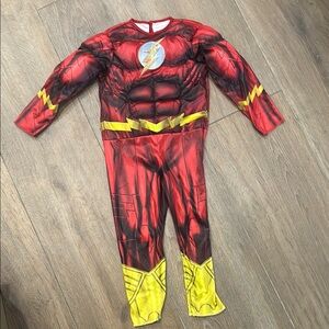 Flash Kids Superhero Costume - Red and Yellow. Color red,yellow, black.